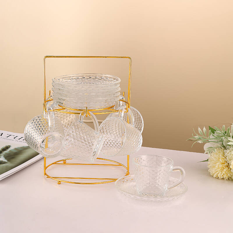 glass tea cup set, glass cup set, espresso shot cups