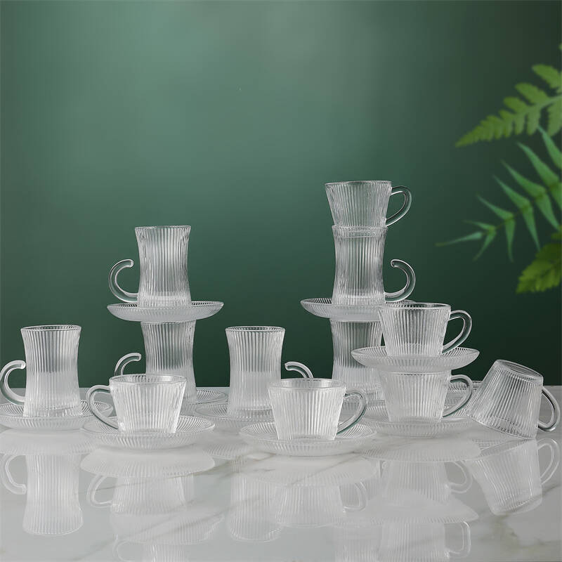 turkish glass tea cups, turkish tea cups set, transparent tea cups