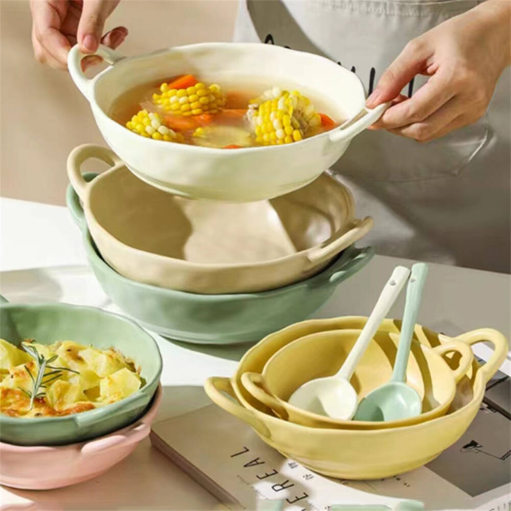 ceramic pasta bowl, japanese rice bowl ceramic, serving bowl with handles