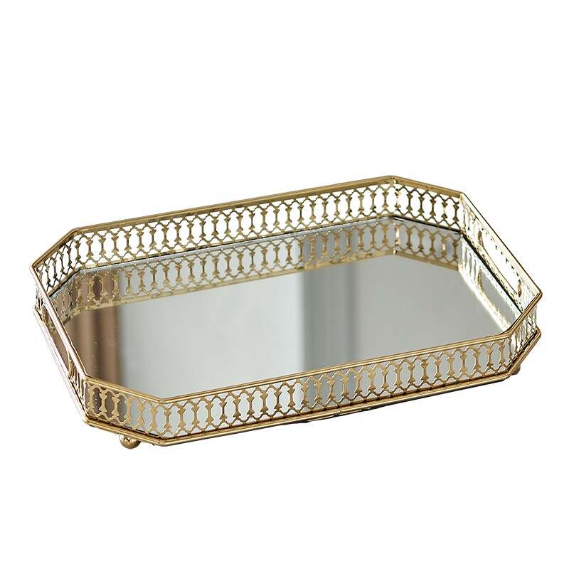 gold mirror tray, mirrored bar tray, tray