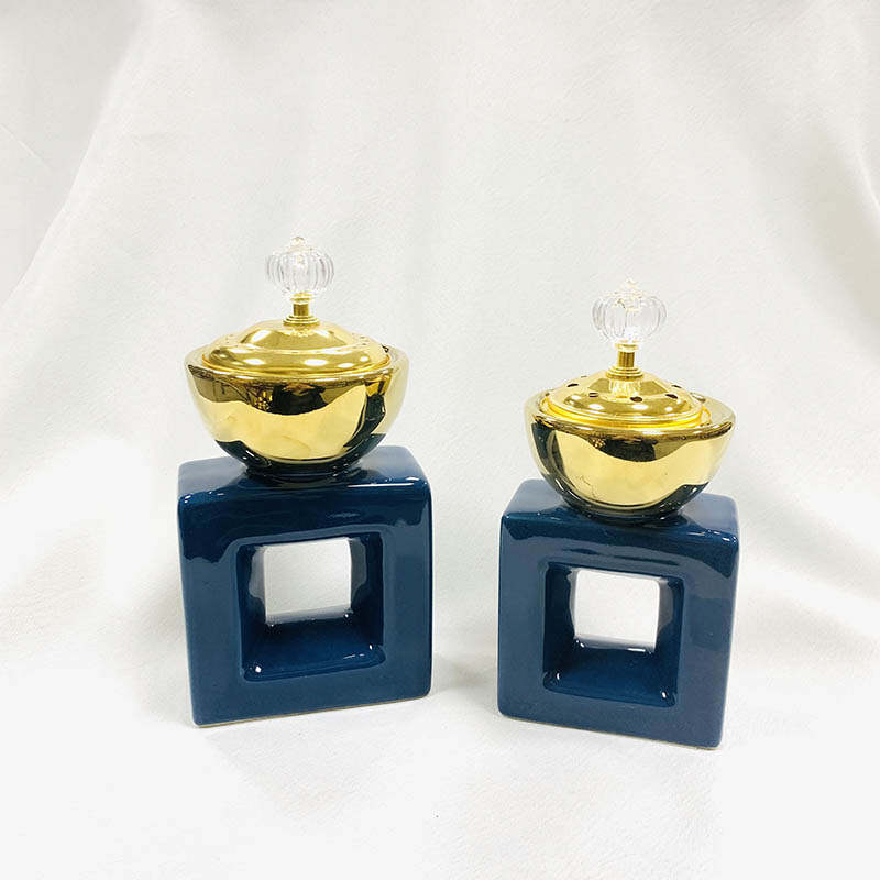 Ceramic Incense， Burner House incense burner， gorgeous incense burner backflow
