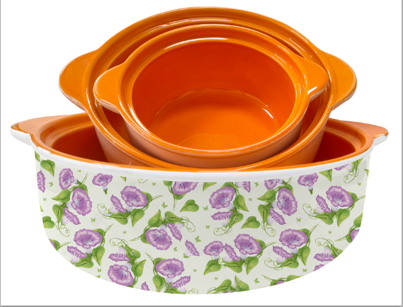 ceramic Open flame stock pot，large stock pot，large soup pot set