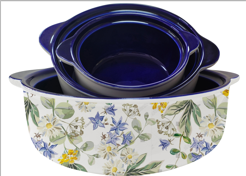 ceramic Open flame stock pot，large stock pot，large soup pot set
