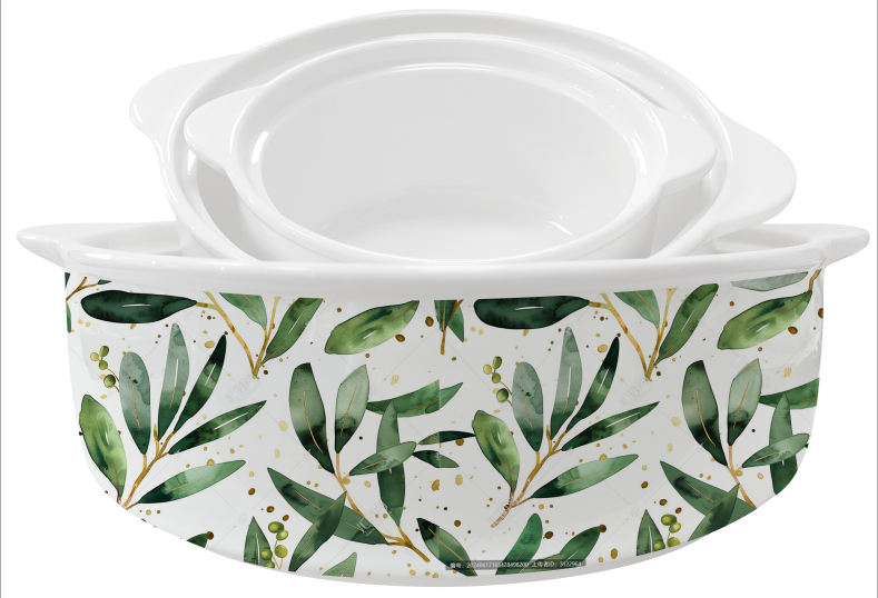 non-stick stockpot,Ceramic Baking Dishes For Oven，Round casserole soup pot set