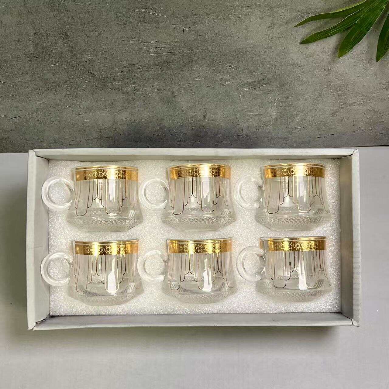 Gold Turkish Arabic Moroccan,turkish coffee cups, Turkish tea cup gold plated pattern