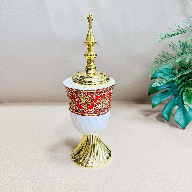 Classic Middle Eastern style traditional blessing iftar Ceramic incense burner