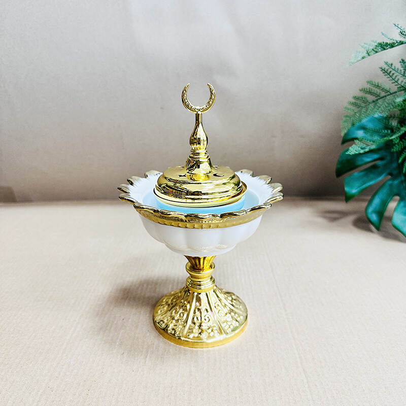 ceramic incense charcoal burner，Middle Eastern elements catholic incense，incense charcoal burner