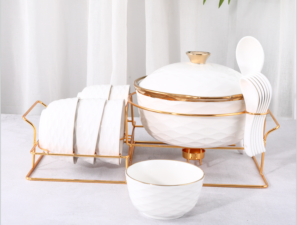 ceramic soup pot set,ceramic stock pot with lid,Kitchen Utensils Set
