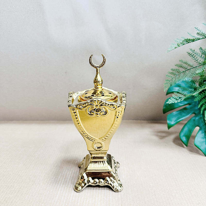 eastern insence burner，Catholic incense burner，Crescent element oriental incense burner
