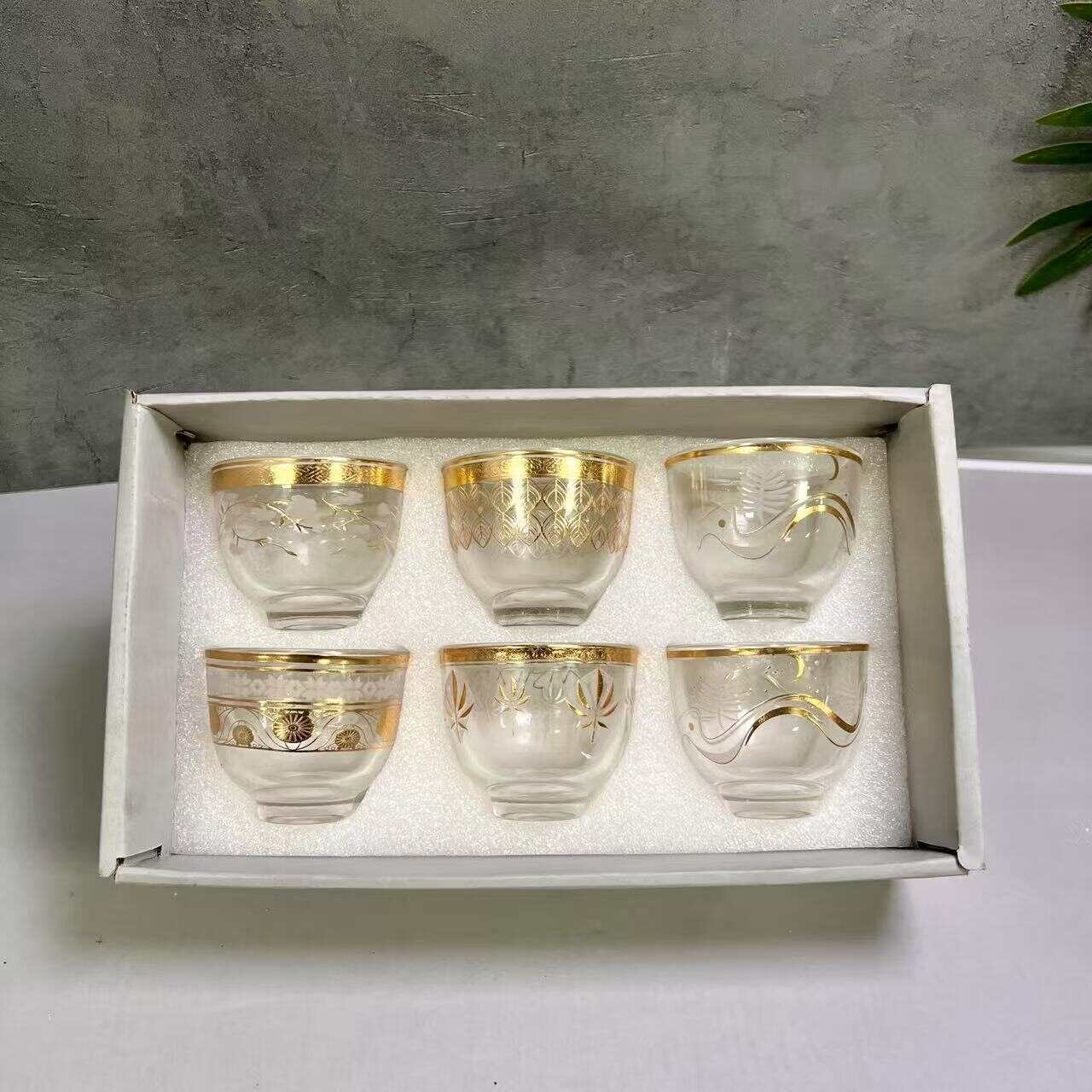 Decor Drinks cup set, Party  Drinkware,double wall glass coffee cups