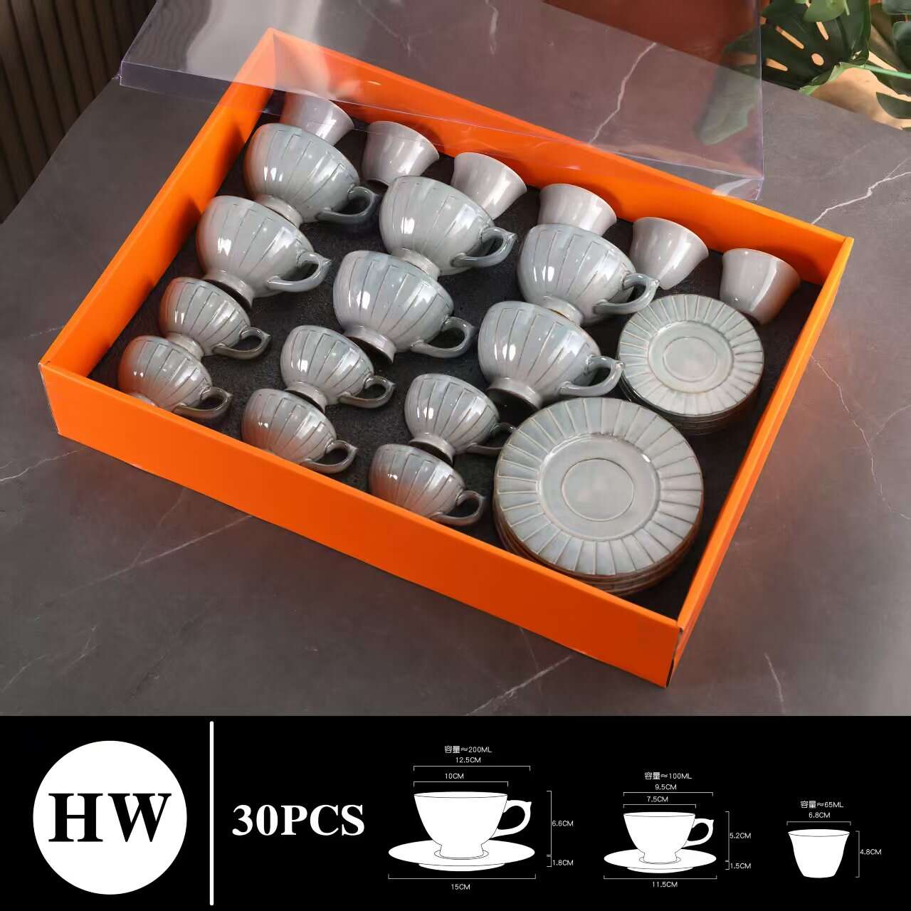 Demitasse Cups Set Aesthetic Gift，Porcelain Demitasse Cups Set for Kitchen，Cappuccino Mug with Handle for Coffee,Tea