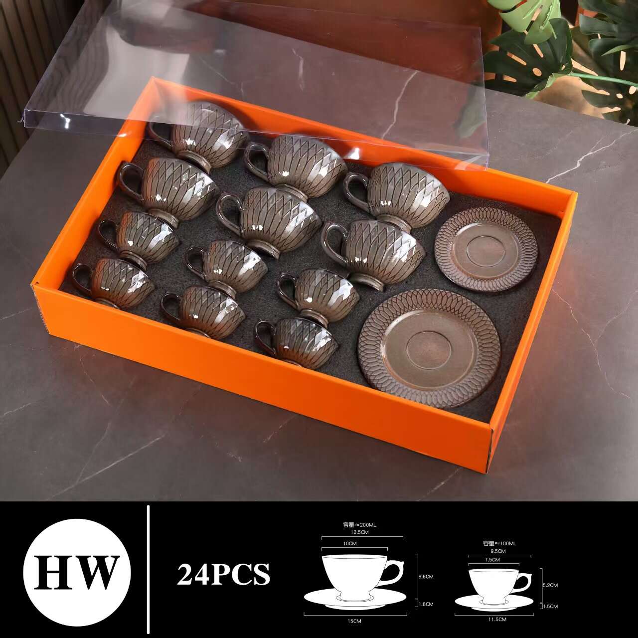 Porcelain Demitasse Cups Set for Kitchen and Cafe,Cappuccino Mug with Handle for Coffee,coffee set