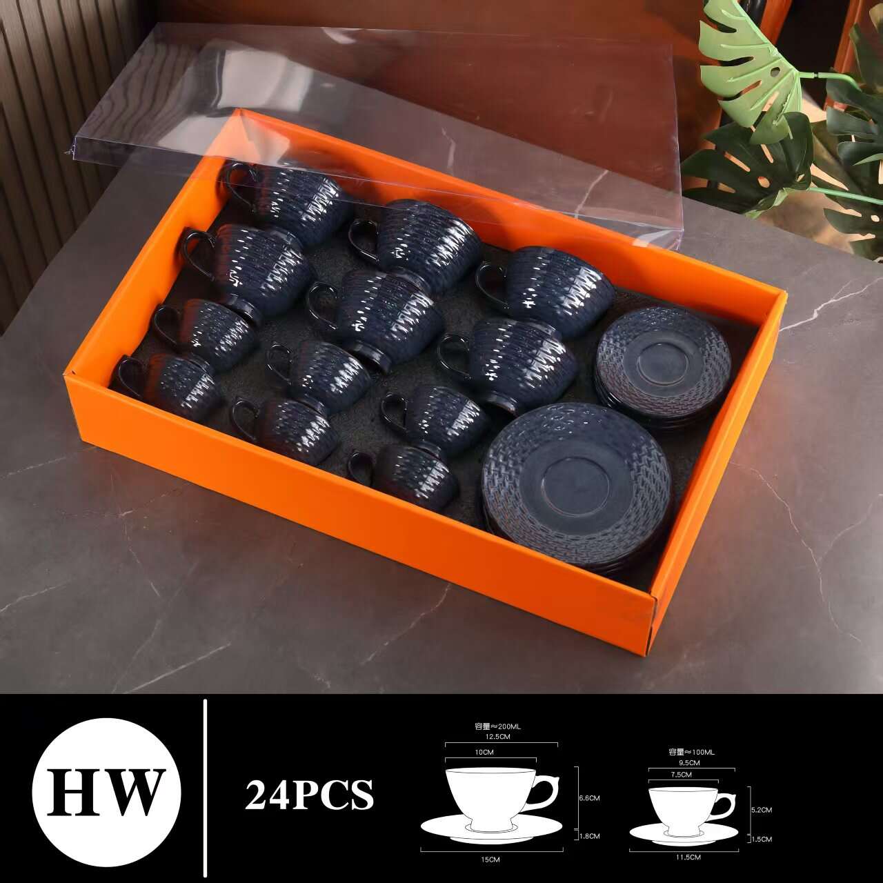 Porcelain Demitasse Cups Set for Kitchen and Cafe,Cappuccino Mug with Handle for Coffee,coffee set