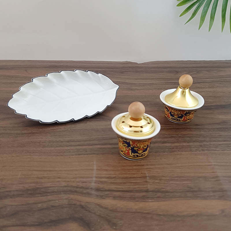 luxury traditional burner ，essential oil burner tea light,aromatherapy incense stick holder ,candlestick holder supplier