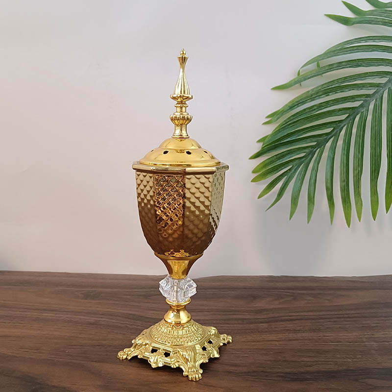 europan style insence burner，arabian incense burner holder for bakhoor set oud incense,luxury aromatherapy