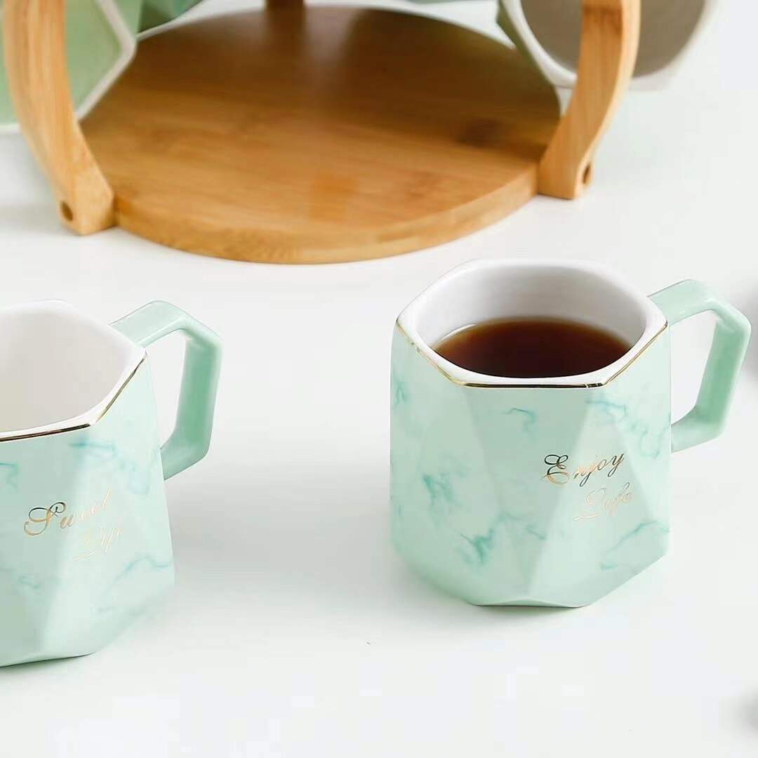 cheap tea pot and cup set,Nordic style teapot with infuser and cups set,porcelain teapot with infuser set