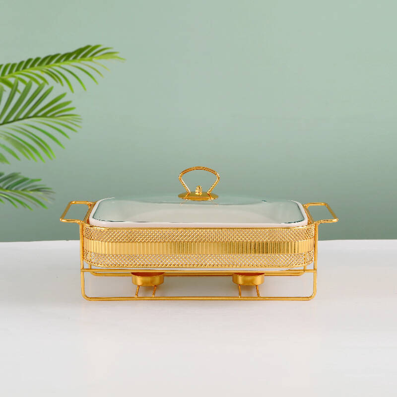 baking tray with heating rack and glass cover，wholesale ceramic backware dishes，high quality Casserole