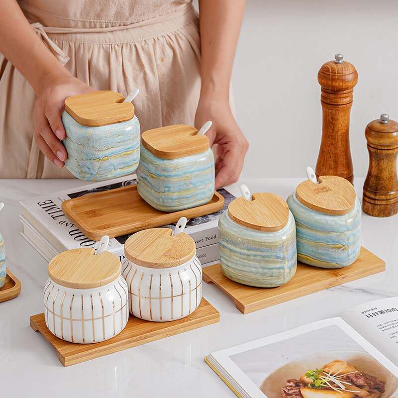 spice jars vintage，	 vintage spice containers for sale，ceramic spice jars set