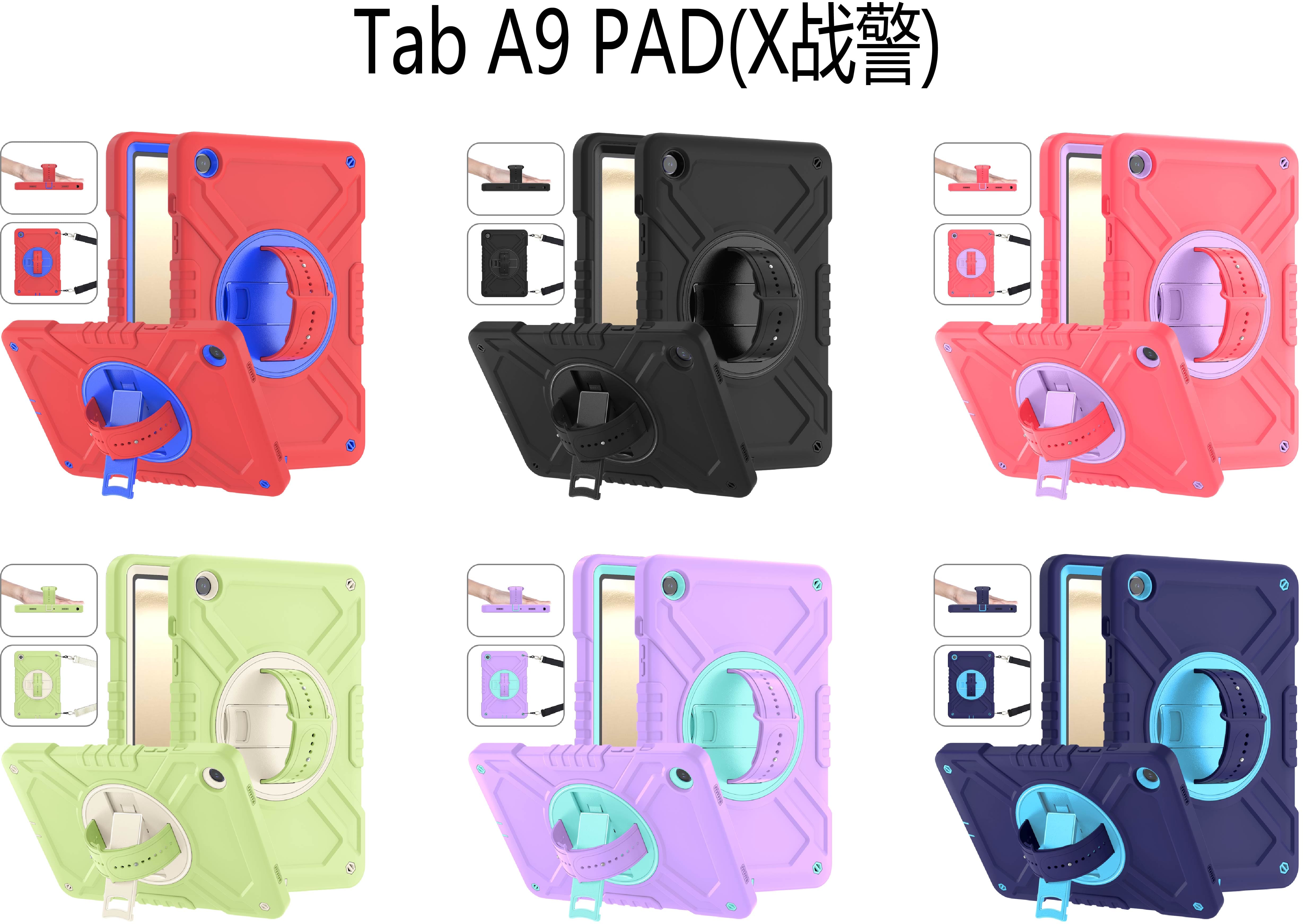 Samsung Galaxy Tab A9+ case;360 rotatable kickstand;waist shoulder strap tablet cover;full protection Pad case;shockproof tablet cover;portable Pad accessory;adjustable shoulder strap Pad case;durable Samsung Galaxy Tab A9+ cover;multifunctional tablet case;protective Pad cover