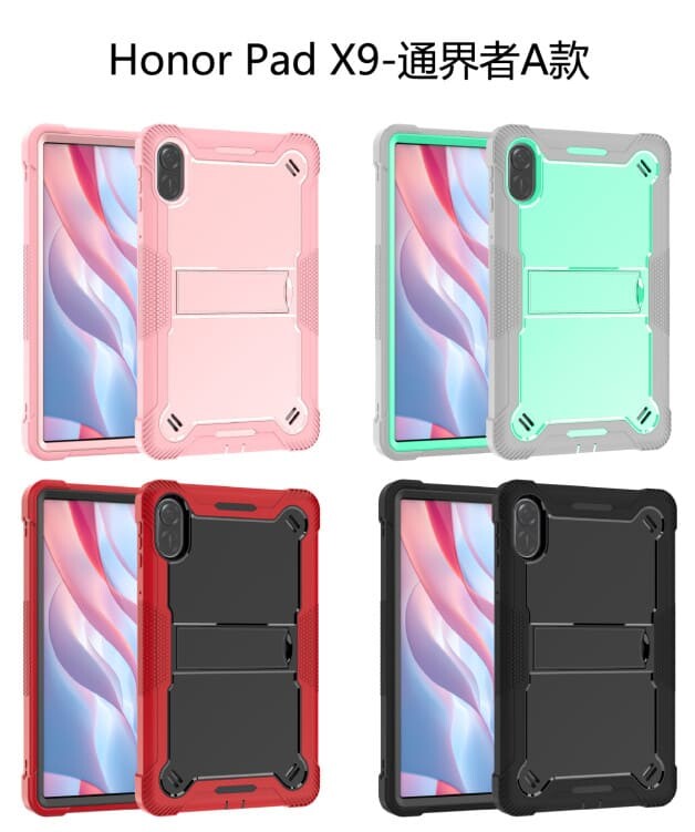 .Heavy Duty Shockproof Case;Honor Pad X9 Case;Rugged Armor Tablet Cover;Kickstand Tablet Protective Cover;Shockproof Tablet Case;Durable Tablet Case for Pad X9;Protective Case for Honor Pad X9;Rugged Protection Tablet Case;Lightweight Shockproof Cover;Honor Pad X9 Drop Protection