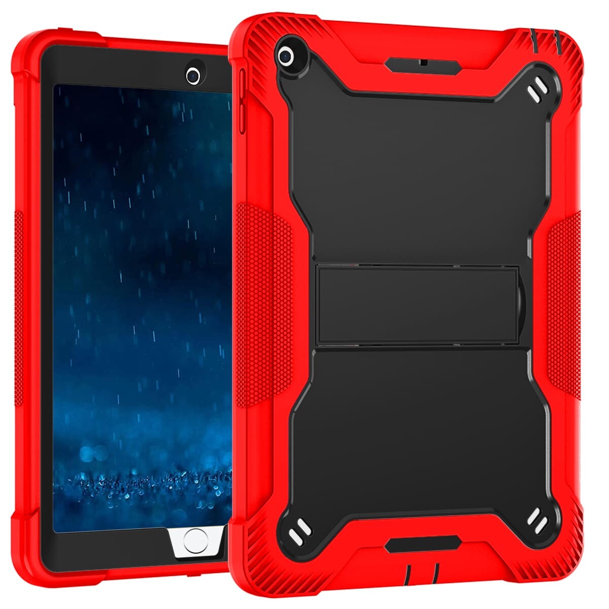 iPad 9.7 case;Shockproof tablet case;Three-in-one iPad case;Anti-fall protective case;Durable iPad cover;iPad case with screen protector;Lightweight iPad case;Heavy-duty tablet case;iPad 9.7 protection;Premium iPad accessories