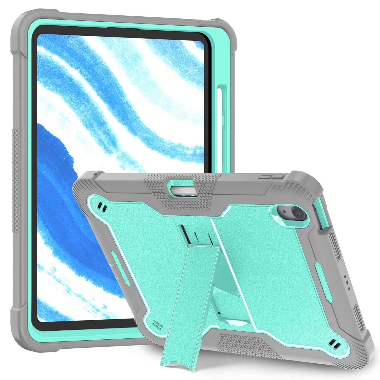 iPad Air11 case;Shockproof tablet case;Three-in-one iPad case;Anti-fall protective case;Durable iPad cover;iPad case with screen protector;Lightweight iPad case;Heavy-duty tablet case;iPad Air11 protection;Premium iPad accessories