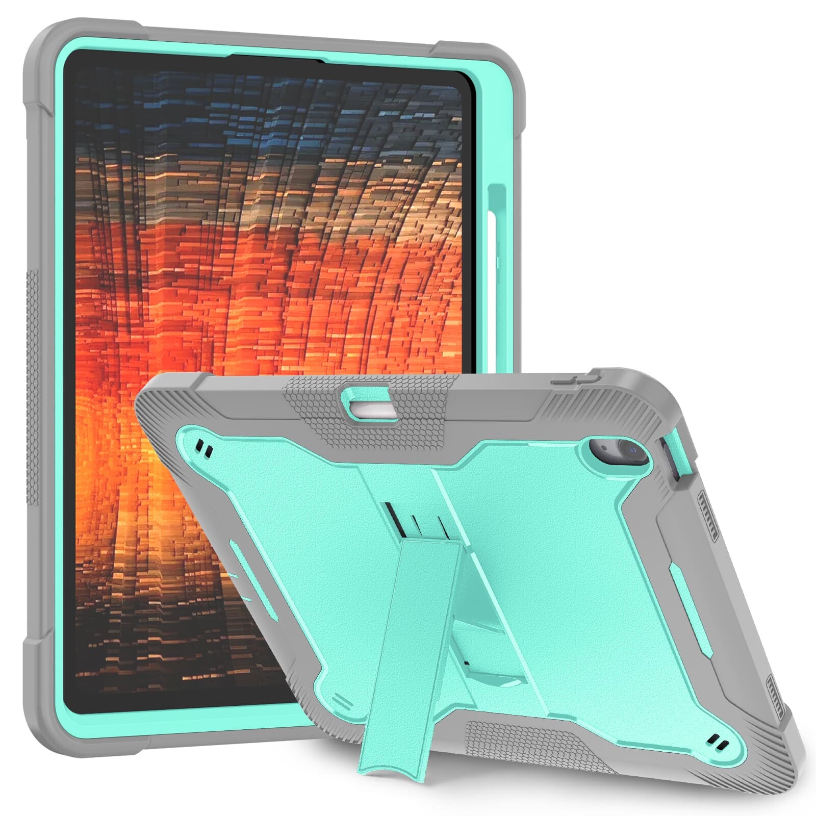 iPad Air13 case;Shockproof tablet case;Three-in-one iPad case;Anti-fall protective case;Durable iPad cover;iPad case with screen protector;Lightweight iPad case;Heavy-duty tablet case;iPad Air13 protection;Premium iPad accessories