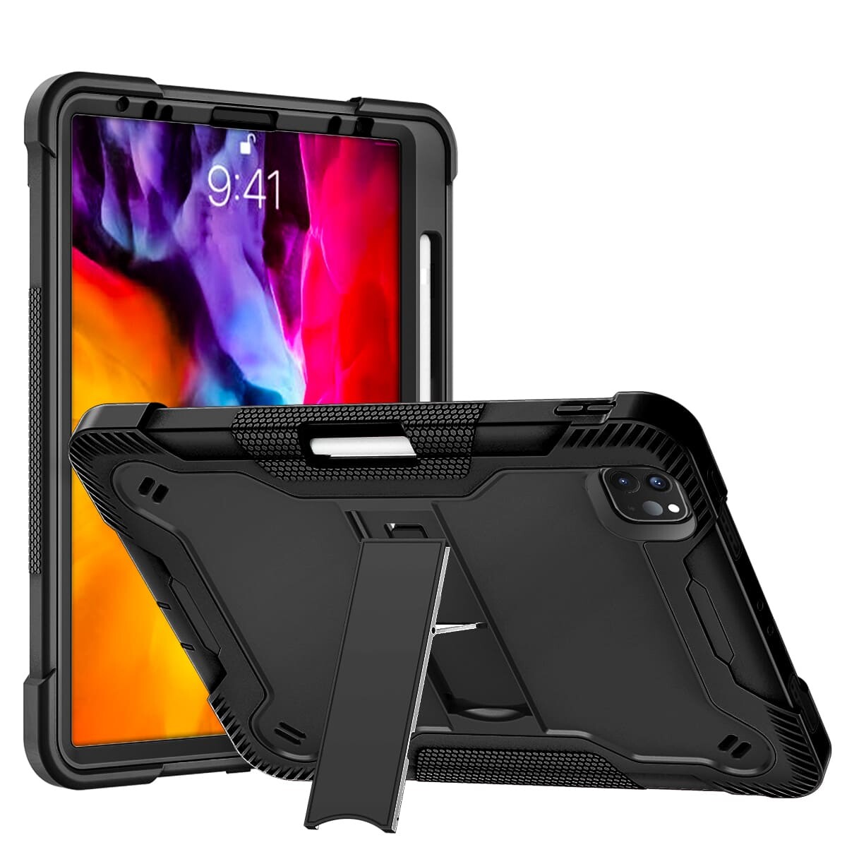 iPad Pro11 case;Shockproof tablet case;Three-in-one iPad case;Anti-fall protective case;Durable iPad cover;iPad case with screen protector;Lightweight iPad case;Heavy-duty tablet case;iPad Pro11 protection;Premium iPad accessories