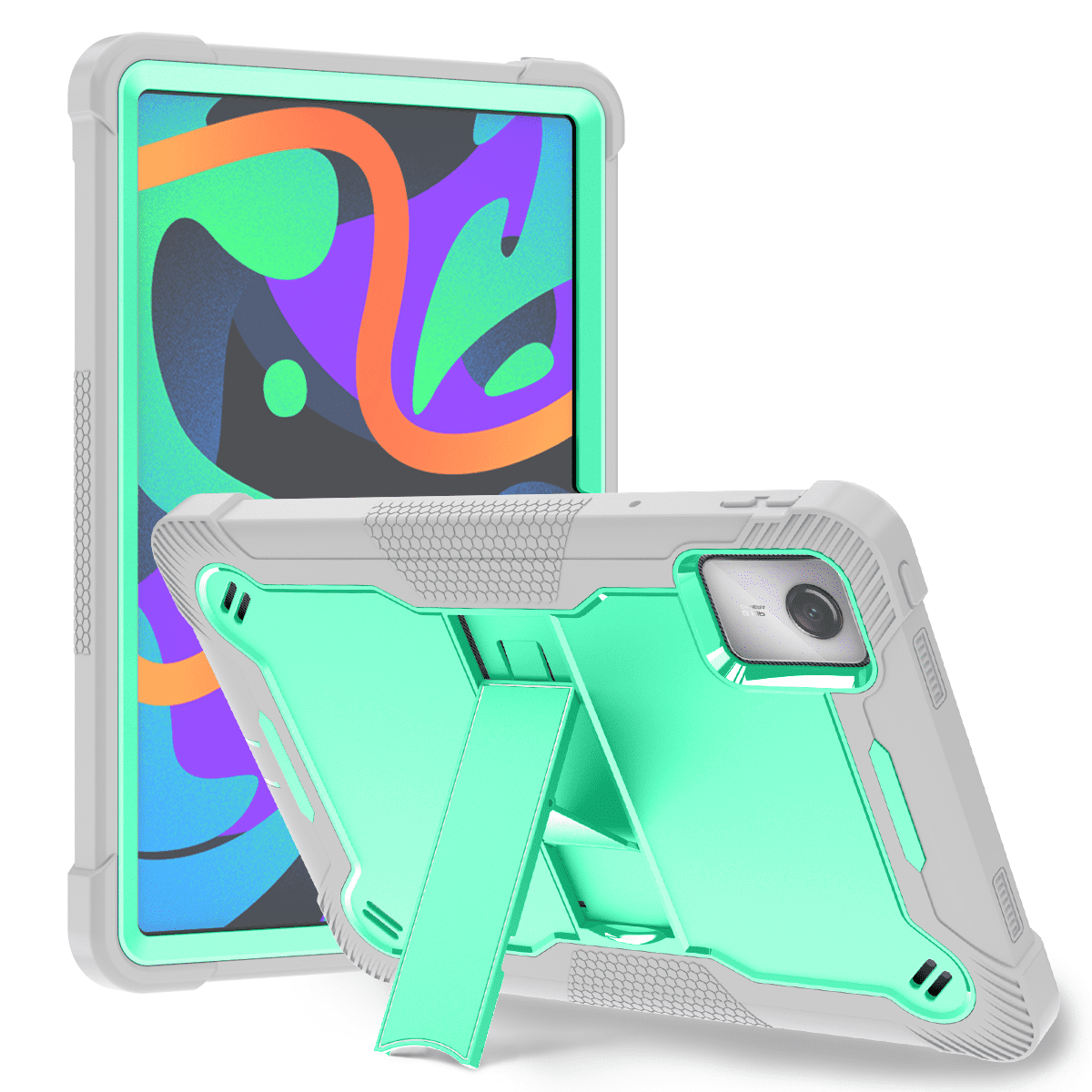 Heavy Duty Shockproof Case For Lenovo TAB M11 2024 Ruggged Armor Kickstand Tablet Protective Cover