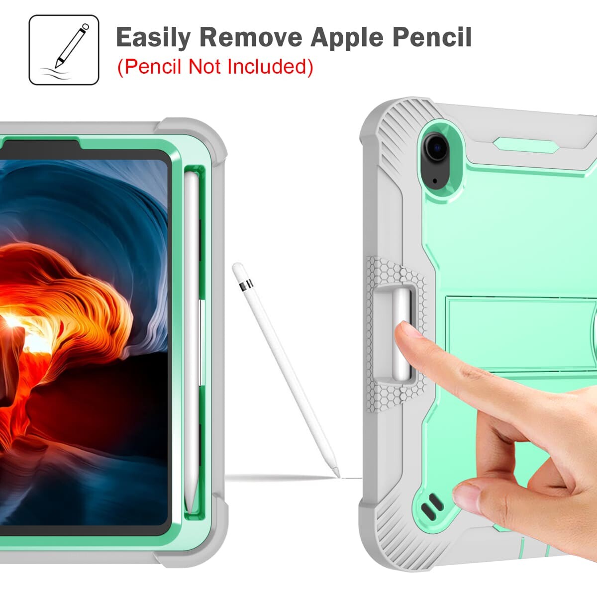 iPad mini6 case;Shockproof tablet case;Three-in-one iPad case;Anti-fall protective case;Durable iPad cover;iPad case with screen protector;Lightweight iPad case;Heavy-duty tablet case;iPad mini6 protection;Premium iPad accessories