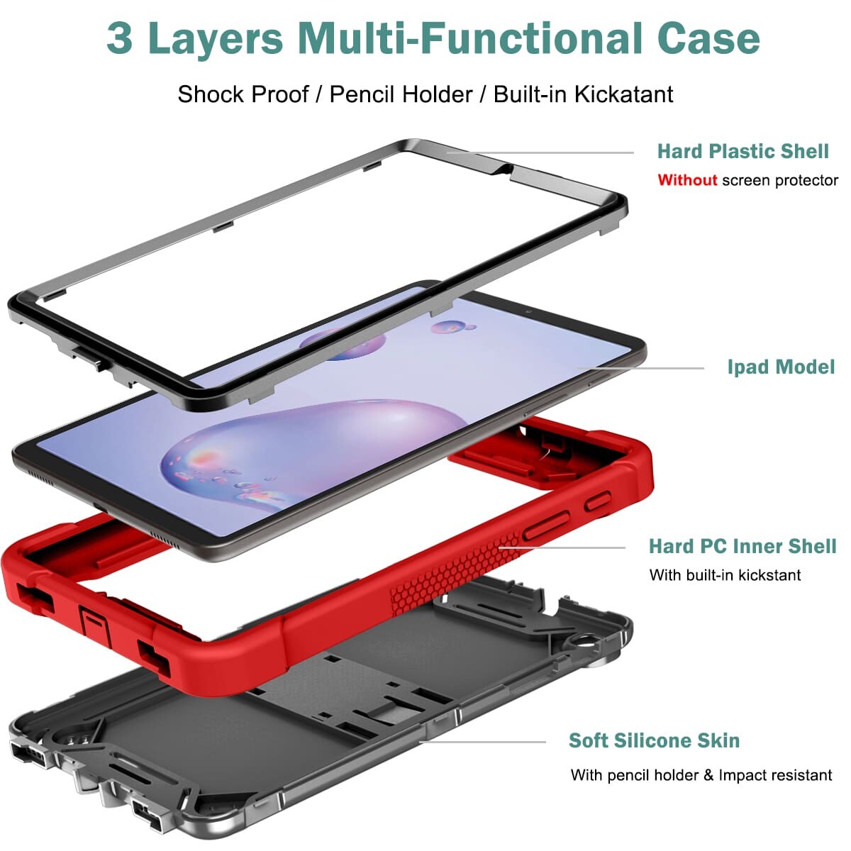 .Heavy Duty Shockproof Case;Samsung Galaxy Tab A 8.4 Case;Rugged Armor Tablet Cover;Kickstand Tablet Protective Cover;Shockproof Tablet Case;Durable Tablet Case for A 8.4;Protective Case for Galaxy Tab A 8.4;Rugged Protection Tablet Case;Lightweight Shockproof Cover;Galaxy Tab A 8.4 Drop Protection