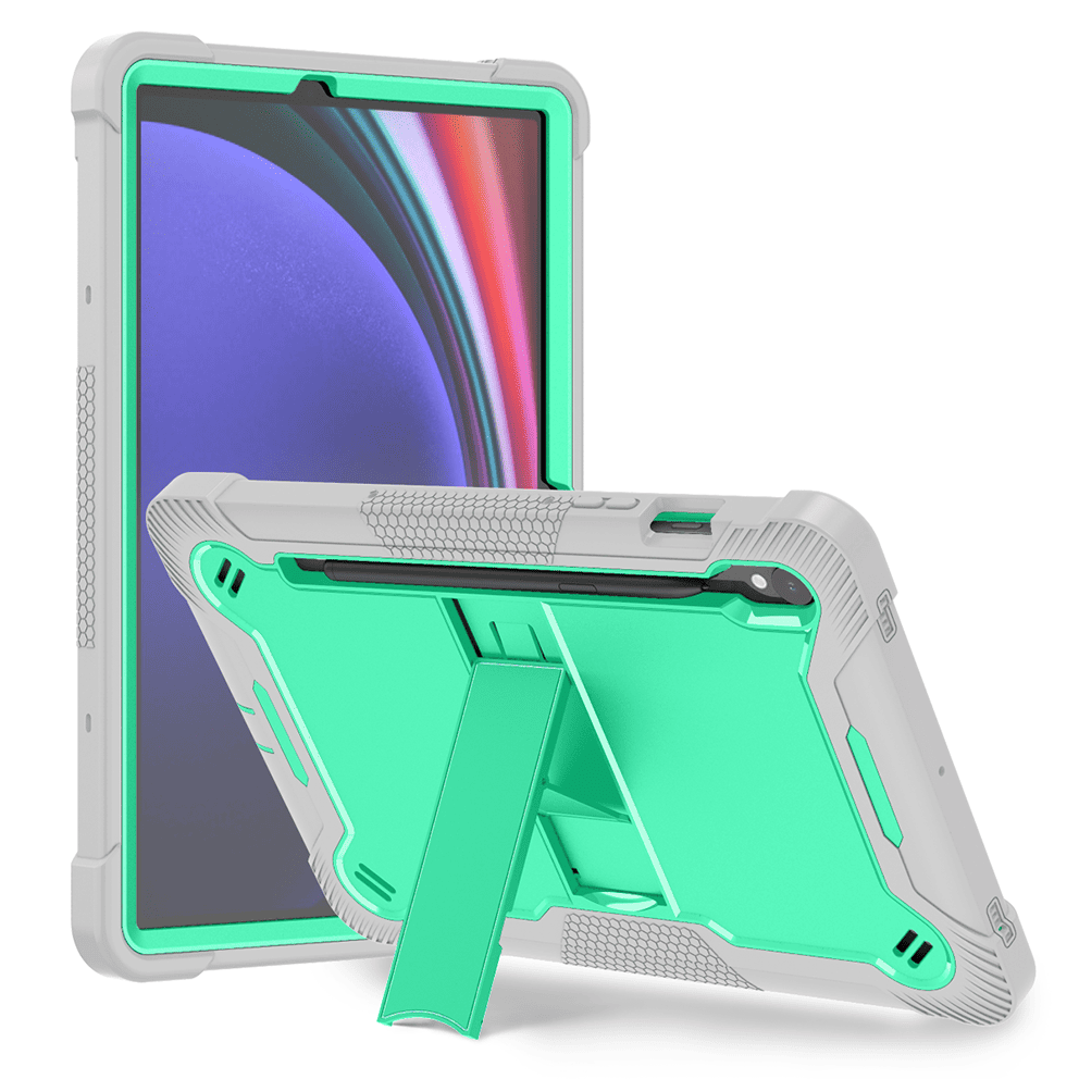 .Heavy Duty Shockproof Case;Samsung Galaxy Tab S9 Case;Rugged Armor Tablet Cover;Kickstand Tablet Protective Cover;Shockproof Tablet Case;Durable Tablet Case for S9;Protective Case for Galaxy Tab S9;Rugged Protection Tablet Case;Lightweight Shockproof Cover;Galaxy Tab S9 Drop Protection