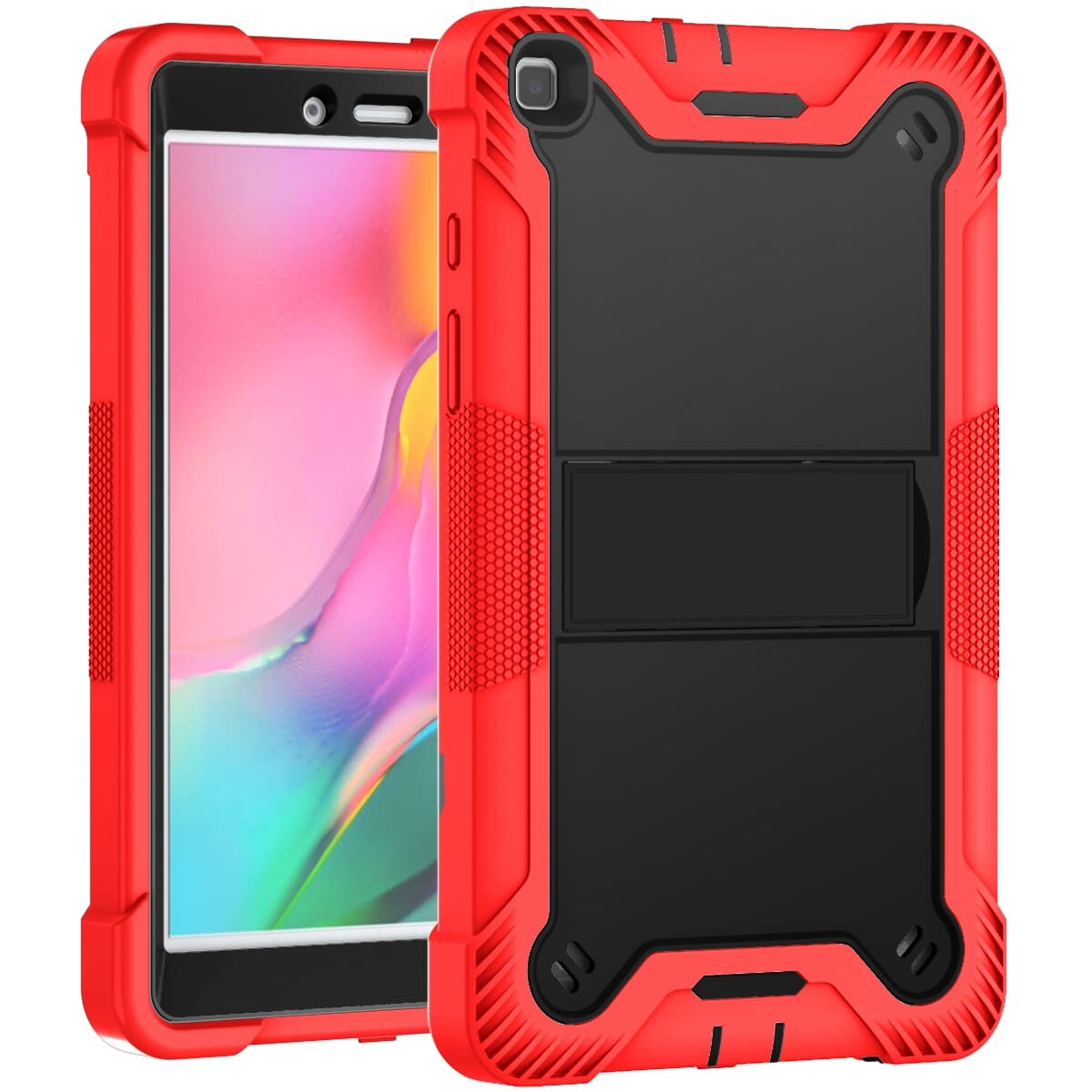 .Heavy Duty Shockproof Case;Samsung Galaxy Tab A 8.0 Case;Rugged Armor Tablet Cover;Kickstand Tablet Protective Cover;Shockproof Tablet Case;Durable Tablet Case for A 8.0;Protective Case for Galaxy Tab A 8.0;Rugged Protection Tablet Case;Lightweight Shockproof Cover;Galaxy Tab A 8.0 Drop Protection