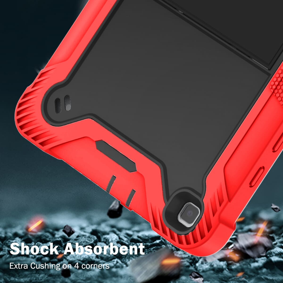 .Heavy Duty Shockproof Case;Samsung Galaxy Tab A 8.0 Case;Rugged Armor Tablet Cover;Kickstand Tablet Protective Cover;Shockproof Tablet Case;Durable Tablet Case for A 8.0;Protective Case for Galaxy Tab A 8.0;Rugged Protection Tablet Case;Lightweight Shockproof Cover;Galaxy Tab A 8.0 Drop Protection