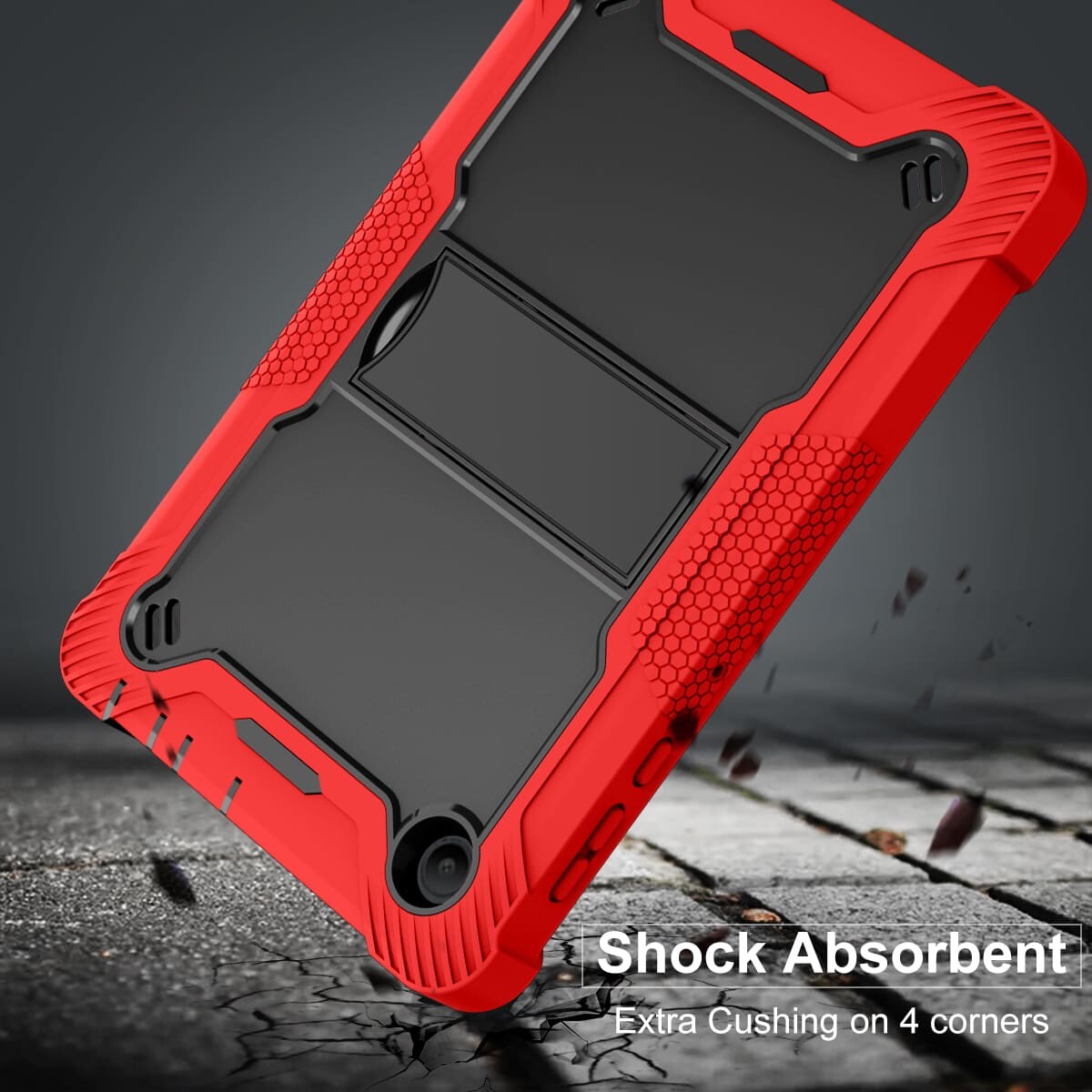 .Heavy Duty Shockproof Case;TCL TAB 8 LE Case;Rugged Armor Tablet Cover;Kickstand Tablet Protective Cover;Shockproof Tablet Case;Durable Tablet Case for TCL TAB 8 LE;Protective Case for TCL TAB 8 LE;Rugged Protection Tablet Case;Lightweight Shockproof Cover;TCL TAB 8 LE Drop Protection