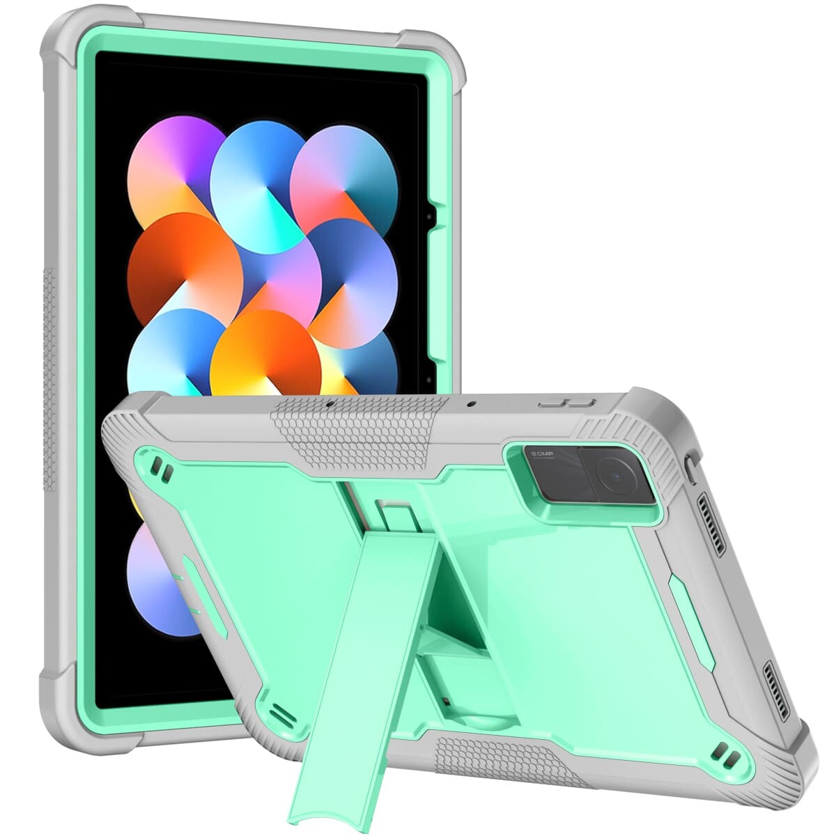 Heavy Duty Shockproof Case For Redmi Pad 10.61 inch Ruggged Armor Kickstand Tablet Protective Cover