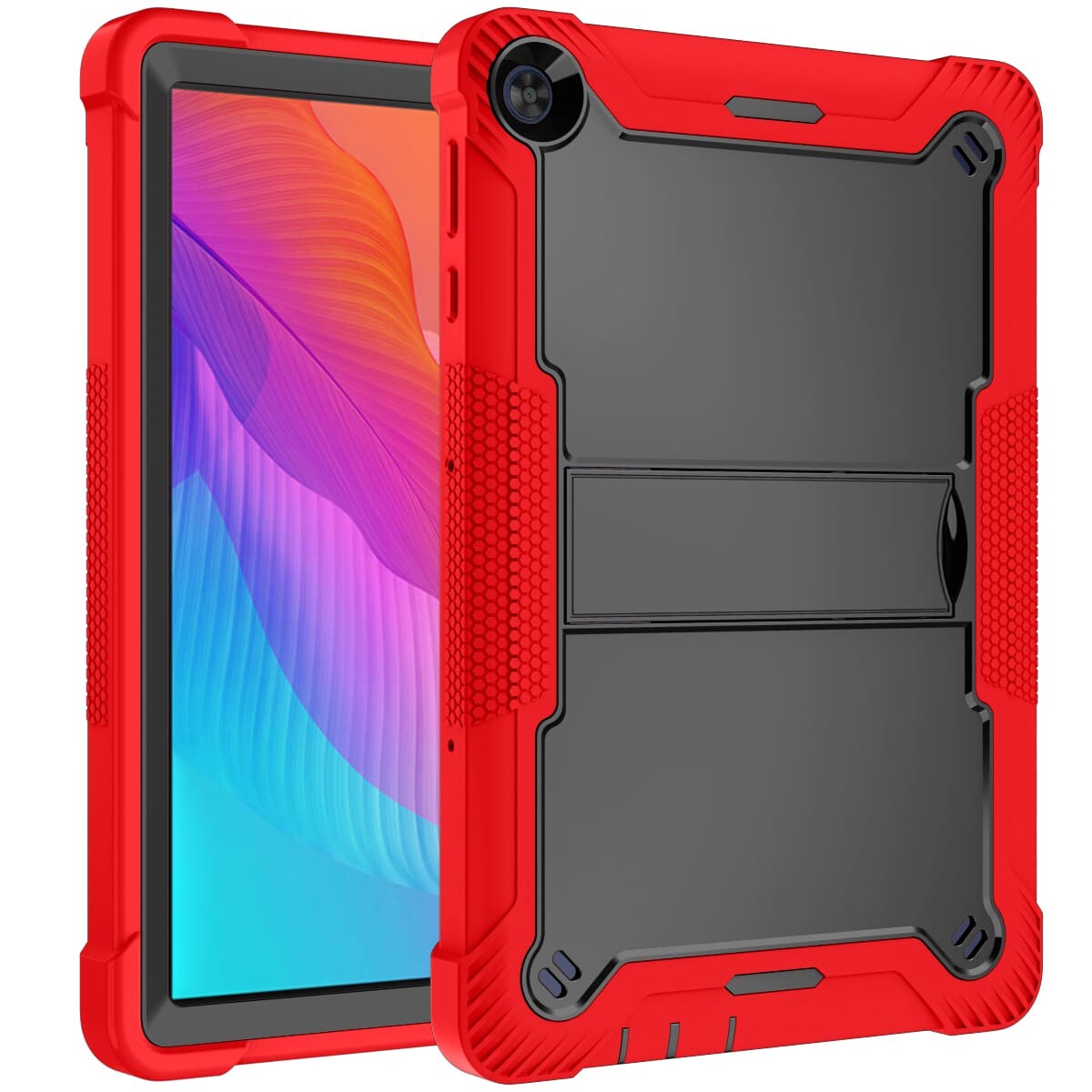 .Heavy Duty Shockproof Case;HUAWEI MatePad T 10S Case;Rugged Armor Tablet Cover;Kickstand Tablet Protective Cover;Shockproof Tablet Case;Durable Tablet Case for T 10S;Protective Case for T 10S;Rugged Protection Tablet Case;Lightweight Shockproof Cover;T 10S Drop Protection