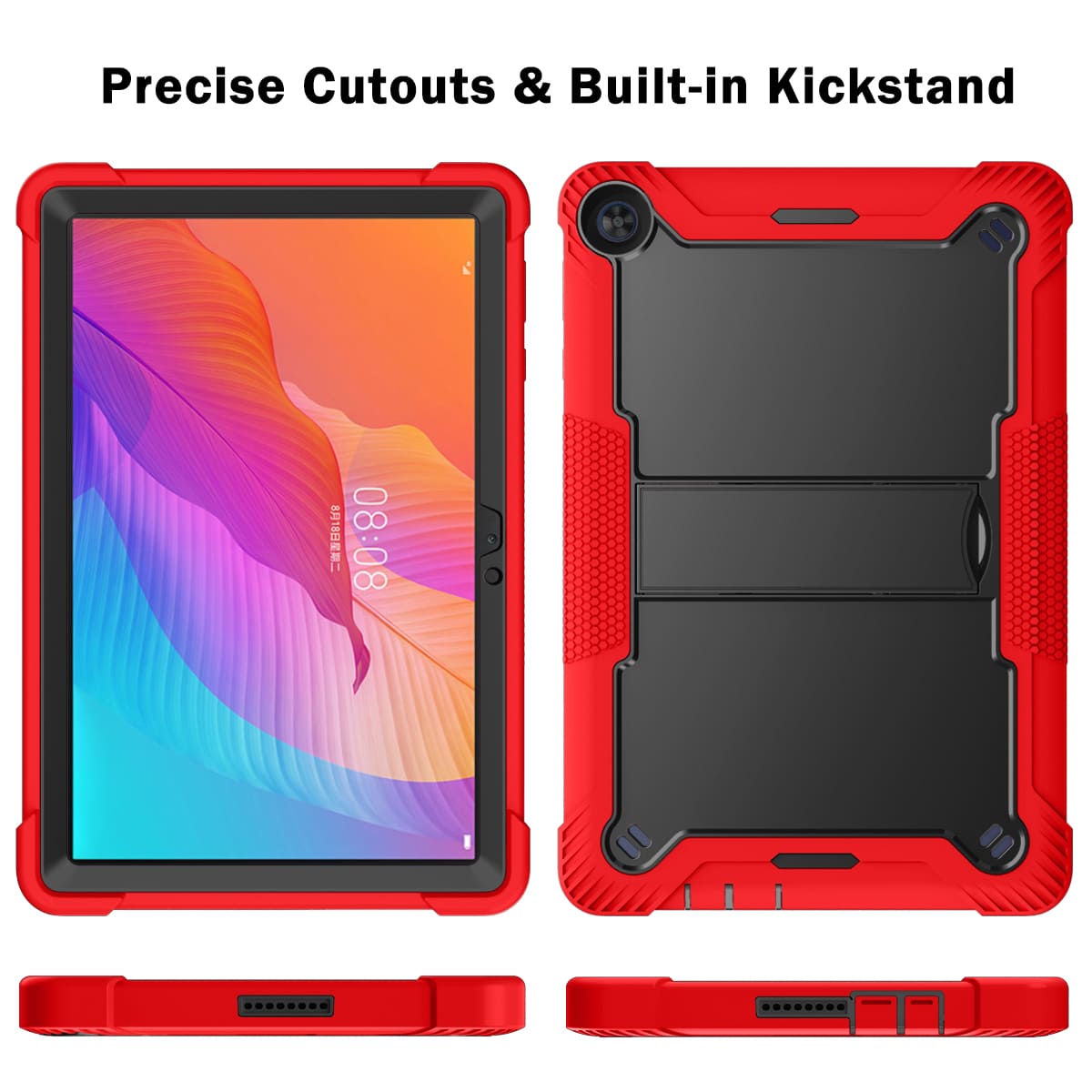 .Heavy Duty Shockproof Case;HUAWEI MatePad T 10S Case;Rugged Armor Tablet Cover;Kickstand Tablet Protective Cover;Shockproof Tablet Case;Durable Tablet Case for T 10S;Protective Case for T 10S;Rugged Protection Tablet Case;Lightweight Shockproof Cover;T 10S Drop Protection