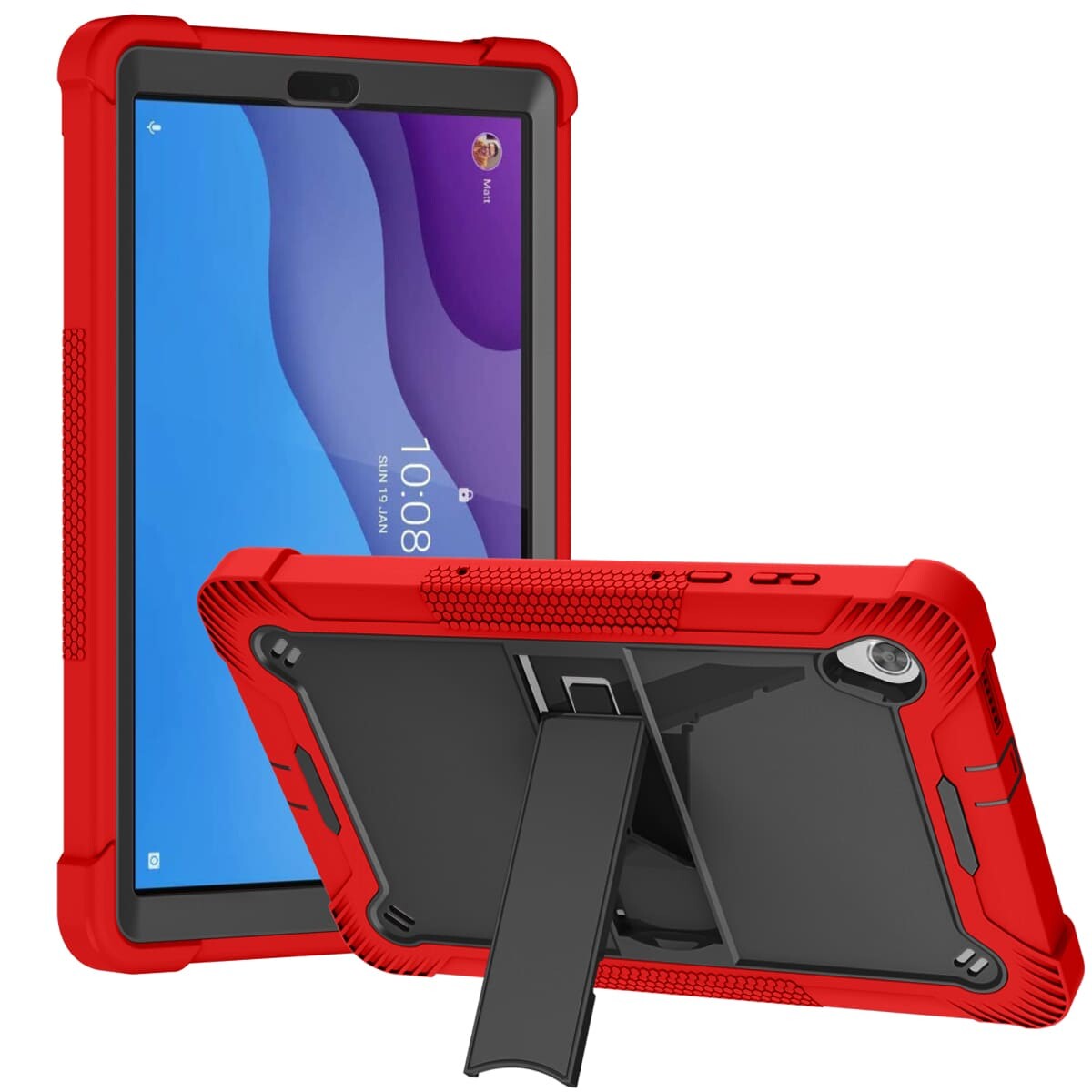 .Heavy Duty Shockproof Case;Lenovo TAB M10 HD X306 Case;Rugged Armor Tablet Cover;Kickstand Tablet Protective Cover;Shockproof Tablet Case;Durable Tablet Case for TAB M10 HD X306;Protective Case for TAB M10 HD X306;Rugged Protection Tablet Case;Lightweight Shockproof Cover;TAB M10 HD X306 Drop Protection