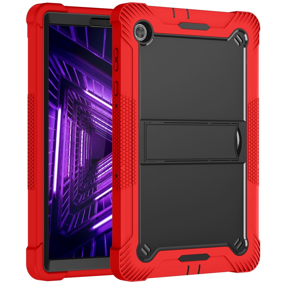 .Heavy Duty Shockproof Case;Lenovo TAB M10 Plus X606 Case;Rugged Armor Tablet Cover;Kickstand Tablet Protective Cover;Shockproof Tablet Case;Durable Tablet Case for TAB M10 Plus X606;Protective Case for TAB M10 Plus X606;Rugged Protection Tablet Case;Lightweight Shockproof Cover;TAB M10 Plus X606 Drop Protection