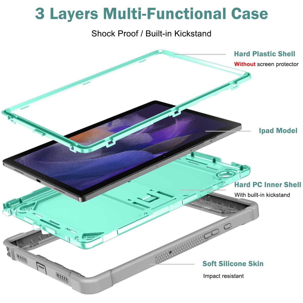 .Heavy Duty Shockproof Case;Samsung Galaxy Tab A8 2021 Case;Rugged Armor Tablet Cover;Kickstand Tablet Protective Cover;Shockproof Tablet Case;Durable Tablet Case for Samsung Galaxy Tab A8 2021;Protective Case for Samsung Galaxy Tab A8 2021;Rugged Protection Tablet Case;Lightweight Shockproof Cover;Samsung Galaxy Tab A8 2021 Drop Protection