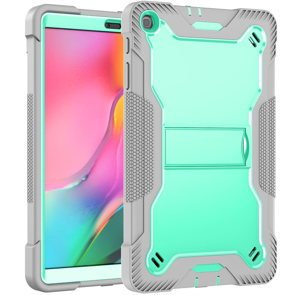 .Heavy Duty Shockproof Case;Samsung Galaxy Tab A 10.1 2019 Case;Rugged Armor Tablet Cover;Kickstand Tablet Protective Cover;Shockproof Tablet Case;Durable Tablet Case for Samsung Galaxy Tab A 10.1 2019;Protective Case for Samsung Galaxy Tab A 10.1 2019;Rugged Protection Tablet Case;Lightweight Shockproof Cover;Samsung Galaxy Tab A 10.1 2019 Drop Protection