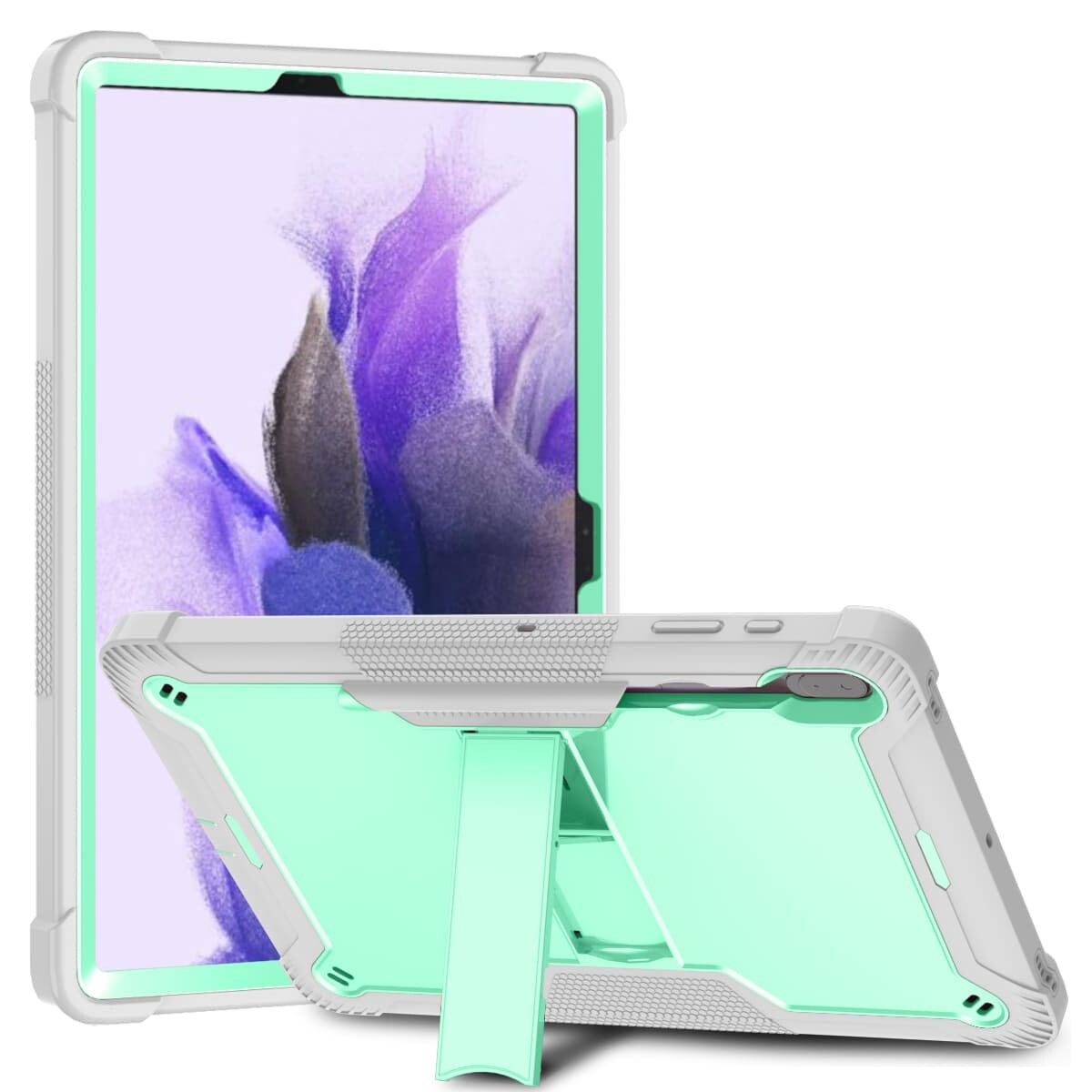 Heavy Duty Shockproof Case For Samsung Galaxy Tab S7 lite Ruggged Armor Kickstand Tablet Protective Cover