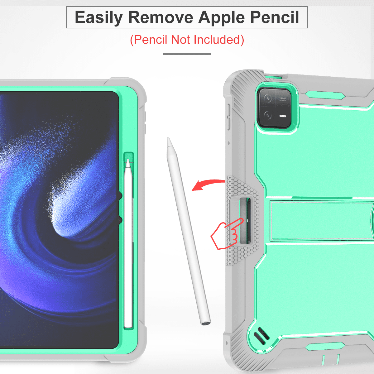 .Heavy Duty Shockproof Case;Xiaomi Pad 6 Case;Rugged Armor Tablet Cover;Kickstand Tablet Protective Cover;Shockproof Tablet Case;Durable Tablet Case for Xiaomi Pad 6;Protective Case for Xiaomi Pad 6;Rugged Protection Tablet Case;Lightweight Shockproof Cover;Xiaomi Pad 6 Drop Protection