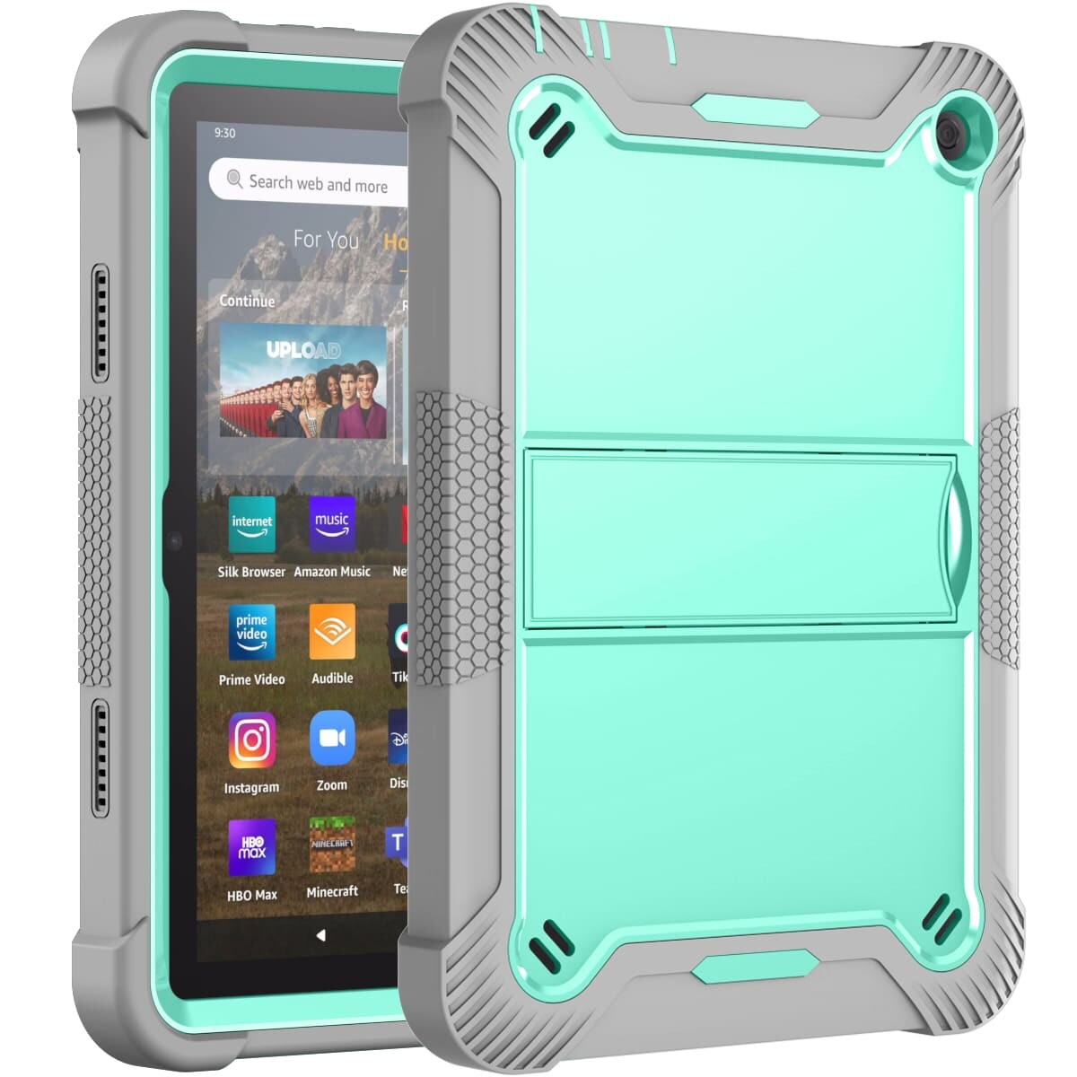 .Heavy Duty Shockproof Case;Amazon Fire HD 8 2022 Case;Rugged Armor Tablet Cover;Kickstand Tablet Protective Cover;Shockproof Tablet Case;Durable Tablet Case for Amazon Fire HD 8 2022;Protective Case for Amazon Fire HD 8 2022;Rugged Protection Tablet Case;Lightweight Shockproof Cover;Amazon Fire HD 8 2022 Drop Protection