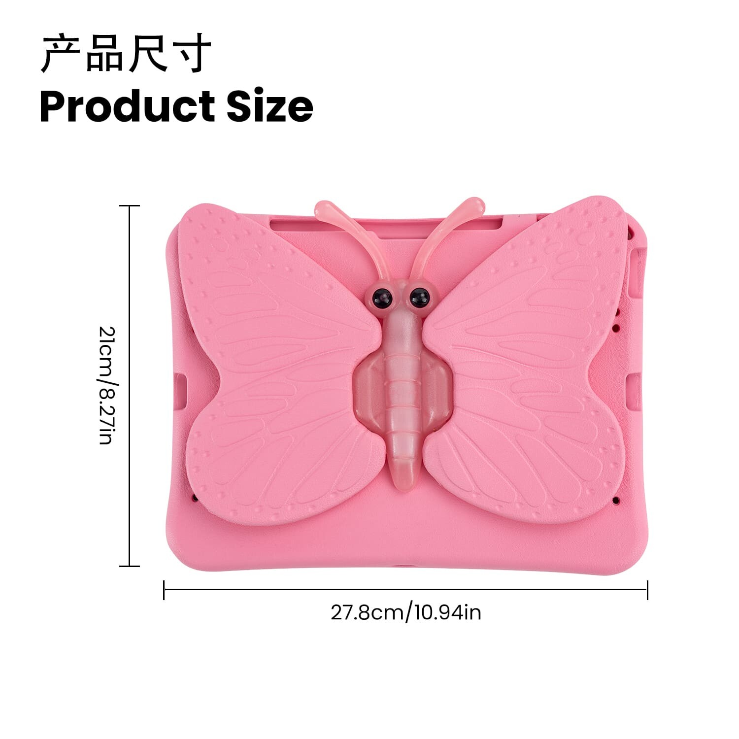 Hot Selling Shockproof EVA Soft Silicone Kickstand Holder Tablet Cover Case For ipad Series