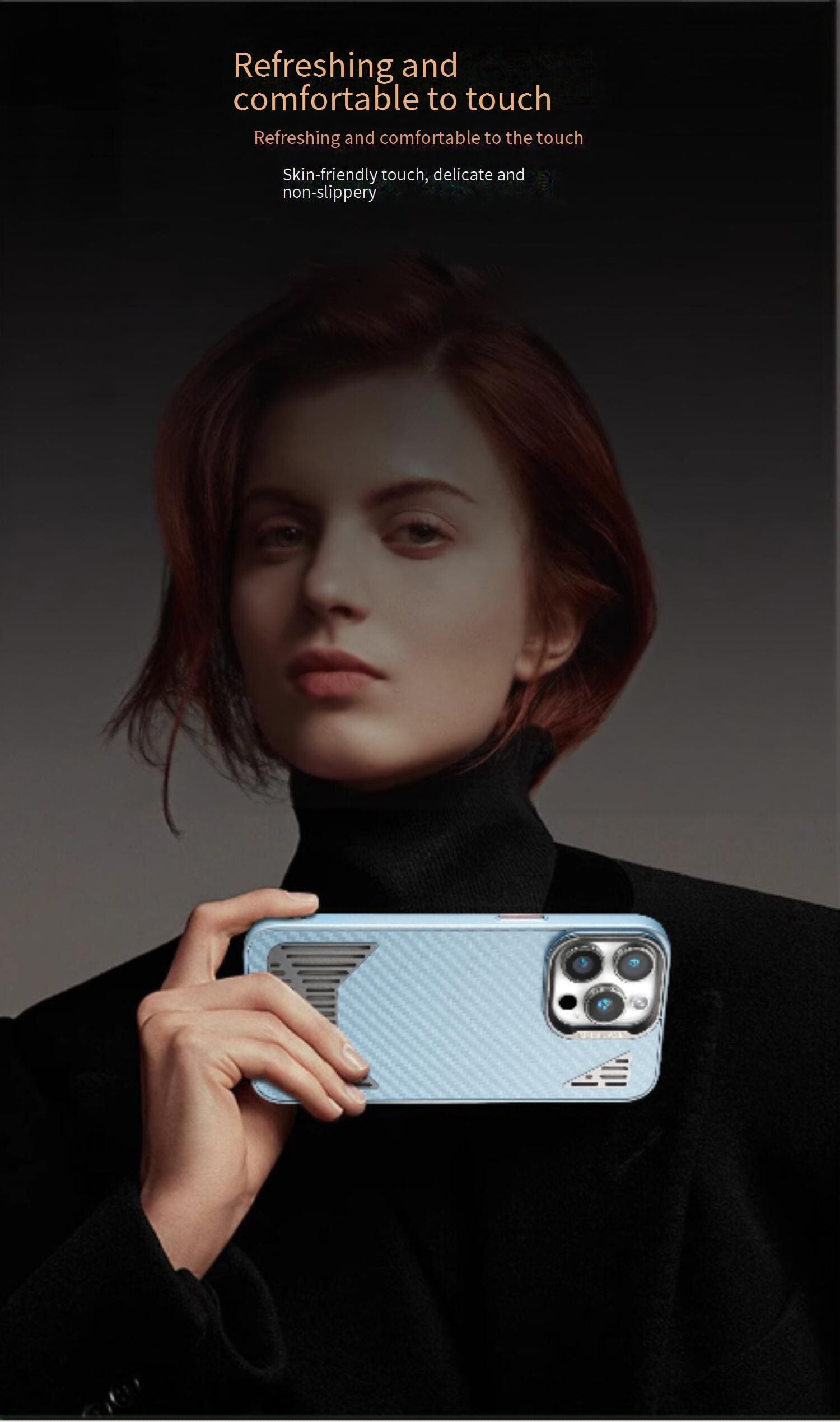 Heat Dissipation Phone Case;Magnetic Suction Phone Case;iPhone 11 Case;iPhone 12 Case;iPhone 13 Case;iPhone 14 Case;iPhone 15 Case;Plus/Pro/Pro Max Phone Case;Innovative Phone Protection;Durable Phone Case Design;Latest Phone Accessories 2024;Cooling Technology Phone Case