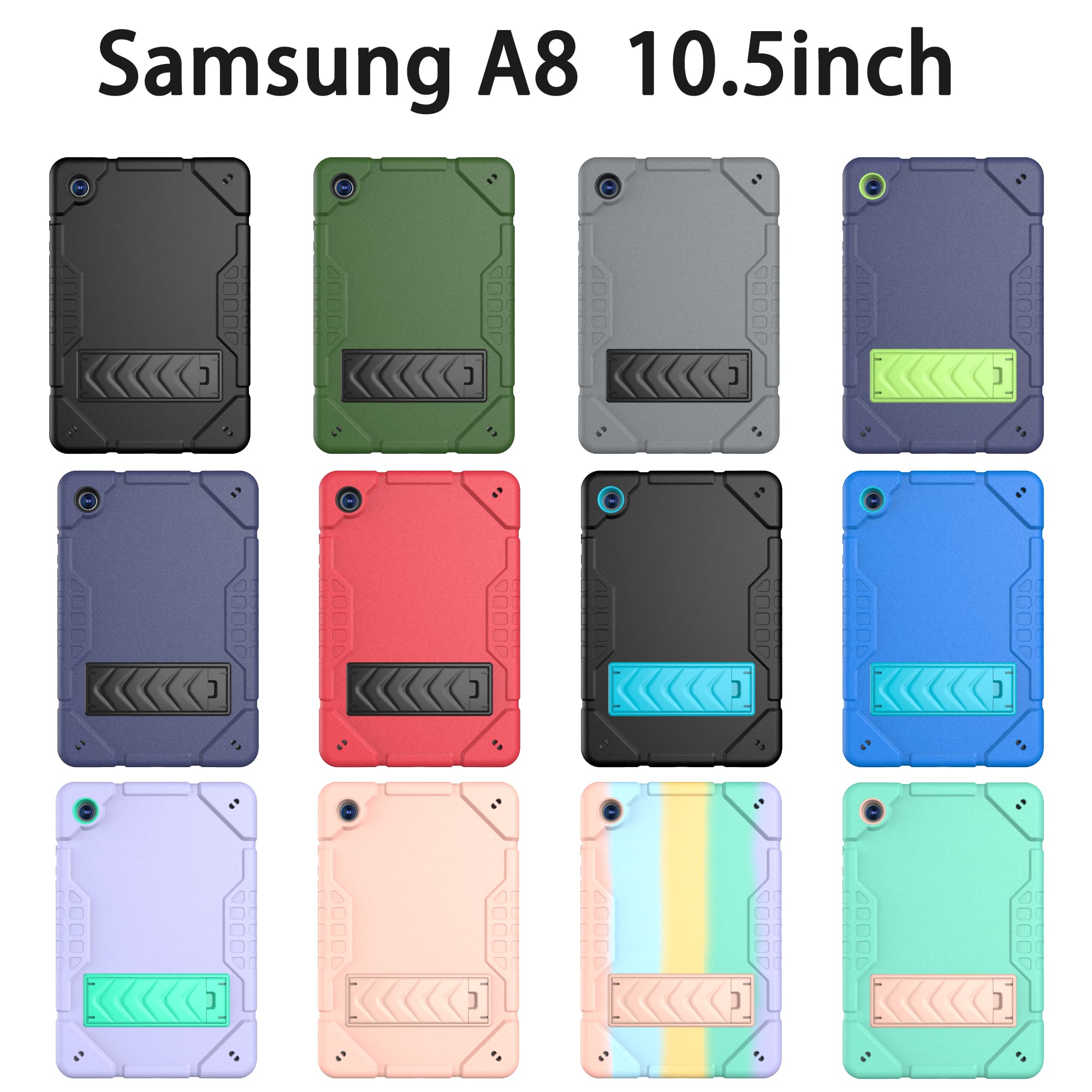 Samsung A7 Lite case;A7 Lite 8.7-inch case;shockproof tablet case;silicone Samsung case;protective A7 Lite holder;2-in-1 tablet case;durable Samsung A7 Lite cover;lightweight tablet case;drop-resistant tablet case;Samsung A7 Lite accessories