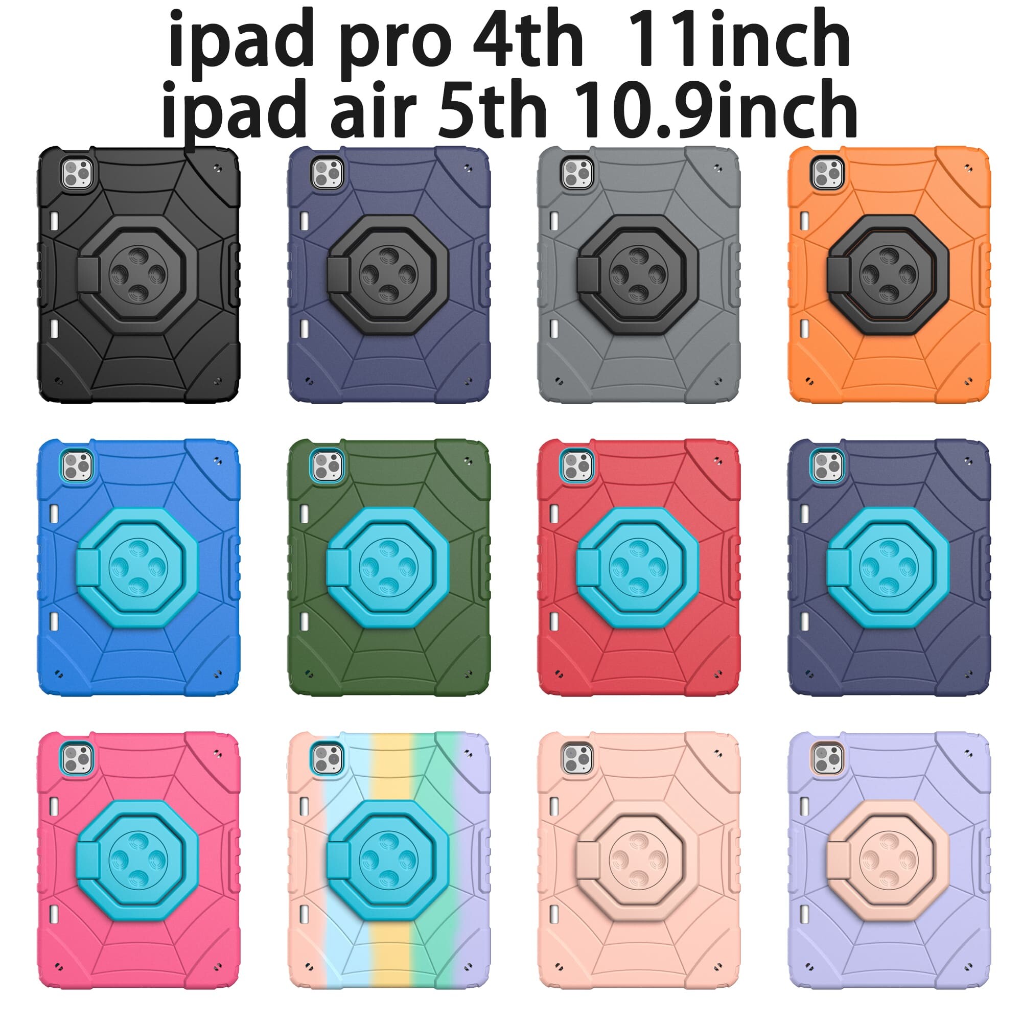 iPad Pro11 case;2024 tablet cover;shockproof silicone case;protective cover for iPad Pro11;2-in-1 tablet holder;durable iPad protection;lightweight silicone cover;iPad accessories 2024