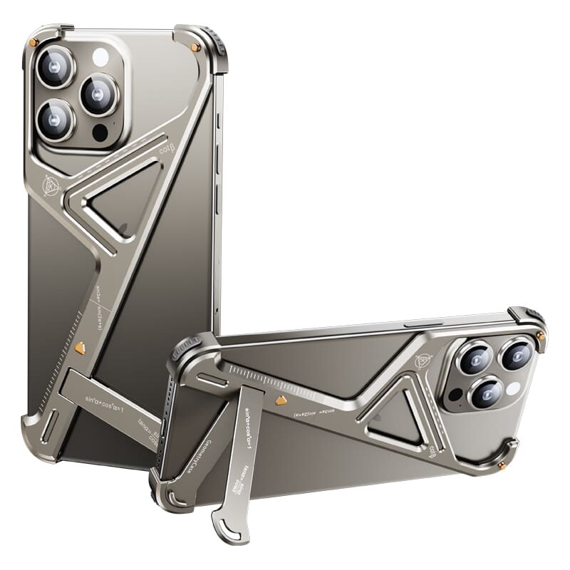 IPhone case with metal camera